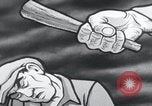 Image of Communist fist cartoon United States USA, 1956, second 37 stock footage video 65675079897