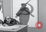 Image of Cold War propaganda cartoon Communists United States USA, 1956, second 33 stock footage video 65675079899