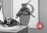 Image of Cold War propaganda cartoon Communists United States USA, 1956, second 38 stock footage video 65675079899