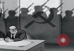 Image of Cold War propaganda cartoon Communists United States USA, 1956, second 42 stock footage video 65675079899