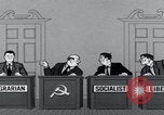 Image of Cold War cartoon communist conspires United States USA, 1956, second 55 stock footage video 65675079902