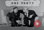 Image of cartoon communists fraudulent elections United States USA, 1956, second 32 stock footage video 65675079904