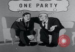 Image of cartoon communists fraudulent elections United States USA, 1956, second 35 stock footage video 65675079904