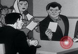 Image of cartoon communists fraudulent elections United States USA, 1956, second 47 stock footage video 65675079904