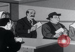Image of cartoon communists fraudulent elections United States USA, 1956, second 55 stock footage video 65675079904