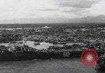 Image of Japanese planes and ships strafed in Leyte WWII Philippines, 1944, second 40 stock footage video 65675079909