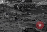 Image of Japanese planes and ships strafed in Leyte WWII Philippines, 1944, second 49 stock footage video 65675079909