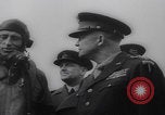 Image of General Eisenhower inspects Ninth Air Force Base England United Kingdom, 1944, second 29 stock footage video 65675079916