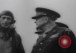 Image of General Eisenhower inspects Ninth Air Force Base England United Kingdom, 1944, second 30 stock footage video 65675079916