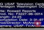Image of Roswell incident USAF video United States USA, 1997, second 1 stock footage video 65675079917