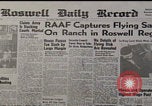 Image of Roswell incident USAF video United States USA, 1997, second 30 stock footage video 65675079917