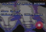 Image of Roswell incident United States USA, 1997, second 24 stock footage video 65675079918