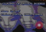 Image of Roswell incident United States USA, 1997, second 26 stock footage video 65675079918