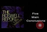 Image of USAF debunks Roswell incident United States USA, 1997, second 3 stock footage video 65675079919