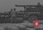 Image of Allied incendiary bomb storage WWII Europe, 1944, second 15 stock footage video 65675079923
