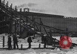 Image of Ice block harvesting in Detroit Detroit Michigan USA, 1921, second 16 stock footage video 65675079954