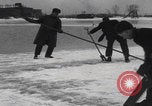 Image of Detroit ice block cutting Detroit Michigan USA, 1921, second 31 stock footage video 65675079956