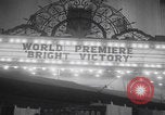 Image of Bright Victory movie world premiere Hollywood Los Angeles California USA, 1951, second 6 stock footage video 65675079971