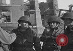 Image of US 30th Infantry Division troops WW2 Malmedy Belgium, 1945, second 35 stock footage video 65675079991