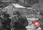 Image of US 30th Infantry Division troops WW2 Malmedy Belgium, 1945, second 50 stock footage video 65675079991
