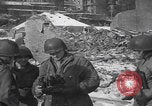 Image of US 30th Infantry Division troops WW2 Malmedy Belgium, 1945, second 51 stock footage video 65675079991