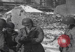 Image of US 30th Infantry Division troops WW2 Malmedy Belgium, 1945, second 52 stock footage video 65675079991