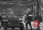 Image of US 30th Infantry Division troops WW2 Malmedy Belgium, 1945, second 61 stock footage video 65675079991