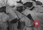 Image of US 30th Infantry Division snow camouflage Malmedy Belgium, 1945, second 12 stock footage video 65675079992