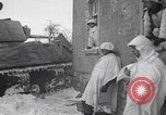 Image of US 30th Infantry Division snow camouflage Malmedy Belgium, 1945, second 27 stock footage video 65675079992