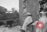 Image of US 30th Infantry Division snow camouflage Malmedy Belgium, 1945, second 32 stock footage video 65675079992