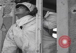 Image of US 30th Infantry Division snow camouflage Malmedy Belgium, 1945, second 37 stock footage video 65675079992