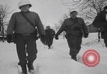 Image of US 30th Infantry Division snow camouflage Malmedy Belgium, 1945, second 39 stock footage video 65675079992