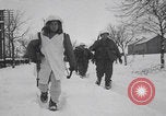 Image of US 30th Infantry Division snow camouflage Malmedy Belgium, 1945, second 42 stock footage video 65675079992