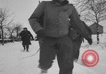 Image of US 30th Infantry Division snow camouflage Malmedy Belgium, 1945, second 47 stock footage video 65675079992