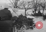 Image of US 30th Infantry Division snow camouflage Malmedy Belgium, 1945, second 58 stock footage video 65675079992