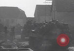 Image of USA tanks in Schillingen Germany WW2 Schillingen Germany, 1945, second 4 stock footage video 65675079996