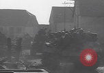 Image of USA tanks in Schillingen Germany WW2 Schillingen Germany, 1945, second 5 stock footage video 65675079996