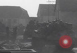 Image of USA tanks in Schillingen Germany WW2 Schillingen Germany, 1945, second 6 stock footage video 65675079996