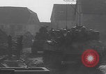 Image of USA tanks in Schillingen Germany WW2 Schillingen Germany, 1945, second 11 stock footage video 65675079996
