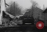 Image of USA tanks in Schillingen Germany WW2 Schillingen Germany, 1945, second 28 stock footage video 65675079996