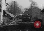 Image of USA tanks in Schillingen Germany WW2 Schillingen Germany, 1945, second 30 stock footage video 65675079996