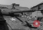 Image of USA tanks in Schillingen Germany WW2 Schillingen Germany, 1945, second 35 stock footage video 65675079996