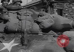 Image of USA tanks in Schillingen Germany WW2 Schillingen Germany, 1945, second 37 stock footage video 65675079996