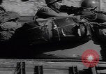 Image of USA tanks in Schillingen Germany WW2 Schillingen Germany, 1945, second 39 stock footage video 65675079996