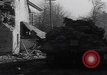 Image of USA tanks in Schillingen Germany WW2 Schillingen Germany, 1945, second 46 stock footage video 65675079996