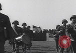 Image of marching band Mourmelon le Grand France, 1945, second 14 stock footage video 65675080000