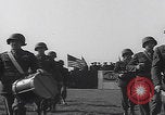 Image of marching band Mourmelon le Grand France, 1945, second 15 stock footage video 65675080000