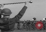 Image of marching band Mourmelon le Grand France, 1945, second 29 stock footage video 65675080000