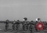 Image of marching band Mourmelon le Grand France, 1945, second 31 stock footage video 65675080000