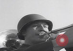 Image of marching band Mourmelon le Grand France, 1945, second 42 stock footage video 65675080000
